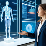 A thoughtful female professional, an AI ethicist, in a modest business suit, stands in a sleek, modern European conference room. She gestures towards a transparent holographic display showing abstract ethical guidelines for AI. The lighting is bright and clean, emphasizing a serious, contemplative atmosphere. The image captures perfect anatomy, correct proportions, natural pose, well-formed hands, and natural body proportions. This is a professional portrait, safe for work, appropriate content, fully clothed, and family-friendly, high quality, studio lighting.