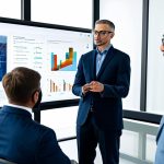 A diverse group of adult professionals, fully clothed in modest business attire, are gathered around a large, interactive holographic display in a clean, modern ethical AI lab. They are intently discussing and reviewing complex algorithms and data visualizations related to fair decision-making in AI systems. The scene emphasizes collaboration and critical evaluation, with well-formed hands gesturing towards the screen. The background is a soft-focus, professional office environment with sleek furniture. This image represents the importance of human oversight in algorithmic justice. Safe for work, appropriate content, professional dress, perfect anatomy, correct proportions, natural pose, well-formed hands, natural body proportions, high-quality professional photography.