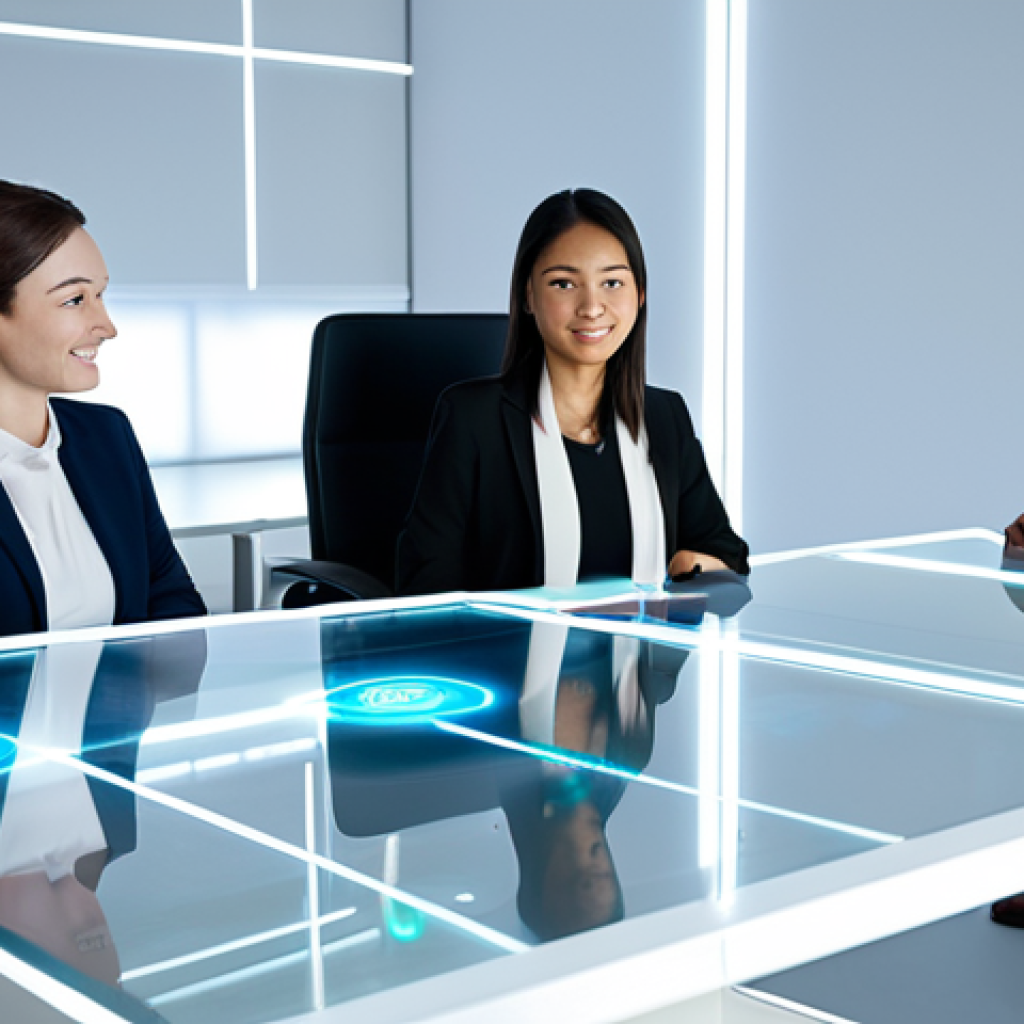 로봇과 인간 관계의 윤리적 쟁점 - **Prompt for an image depicting Algorithmic Bias (Fairness):**
    "A visually striking, modern offi...