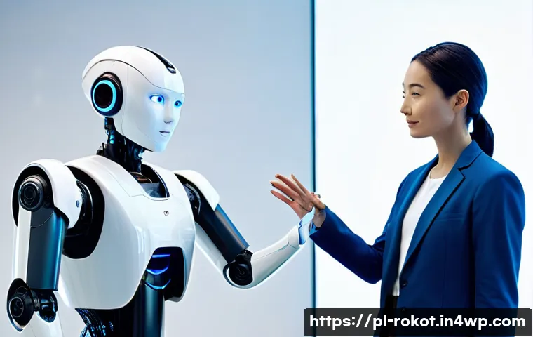 로봇 윤리 규범에 대한 다양한 시각 - **Prompt:** A highly detailed, realistic photograph capturing a female robotics engineer, aged aroun...